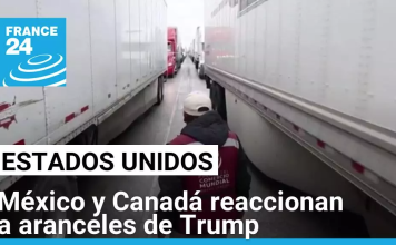 Comerciantes de México y Canadá reaccionan al anuncio de aranceles de Trump