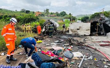 Al menos 22 muertos dejó accidente de autobús al sureste de Brasil