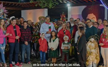 Maduro lanza video de Navidad, junto a Cilia Flores y artistas chavistas