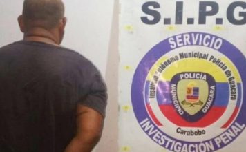 Detuvieron a hombre que abusó y embarazó a su hijastra de 13 años en Carabobo