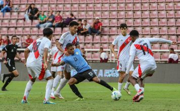 Uruguay avanzó a la fase final del Sudamericano Sub-20 al dominar 2-0 a Perú