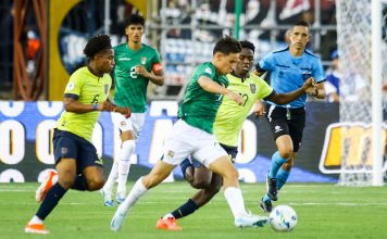 Ecuador debuta con triunfo 2-1 ante Bolivia en el Campeonato Sudamericano Sub-20