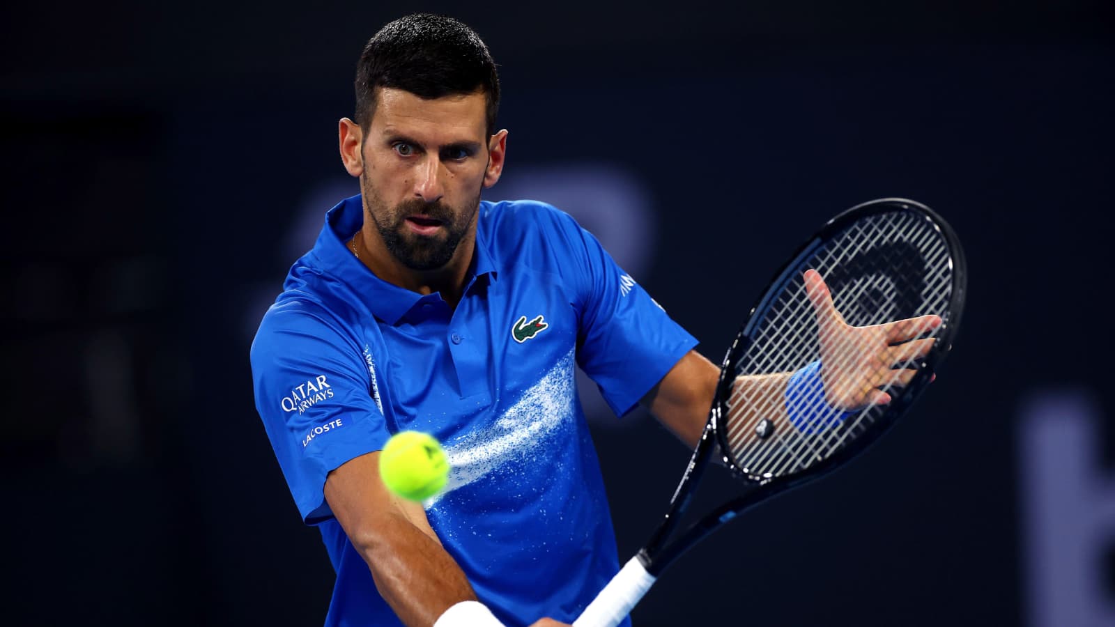 Novak-Djokovic en acción