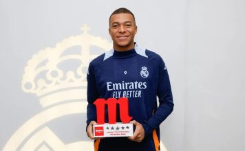 Mbappé disfruta del buen momento con el Real Madrid