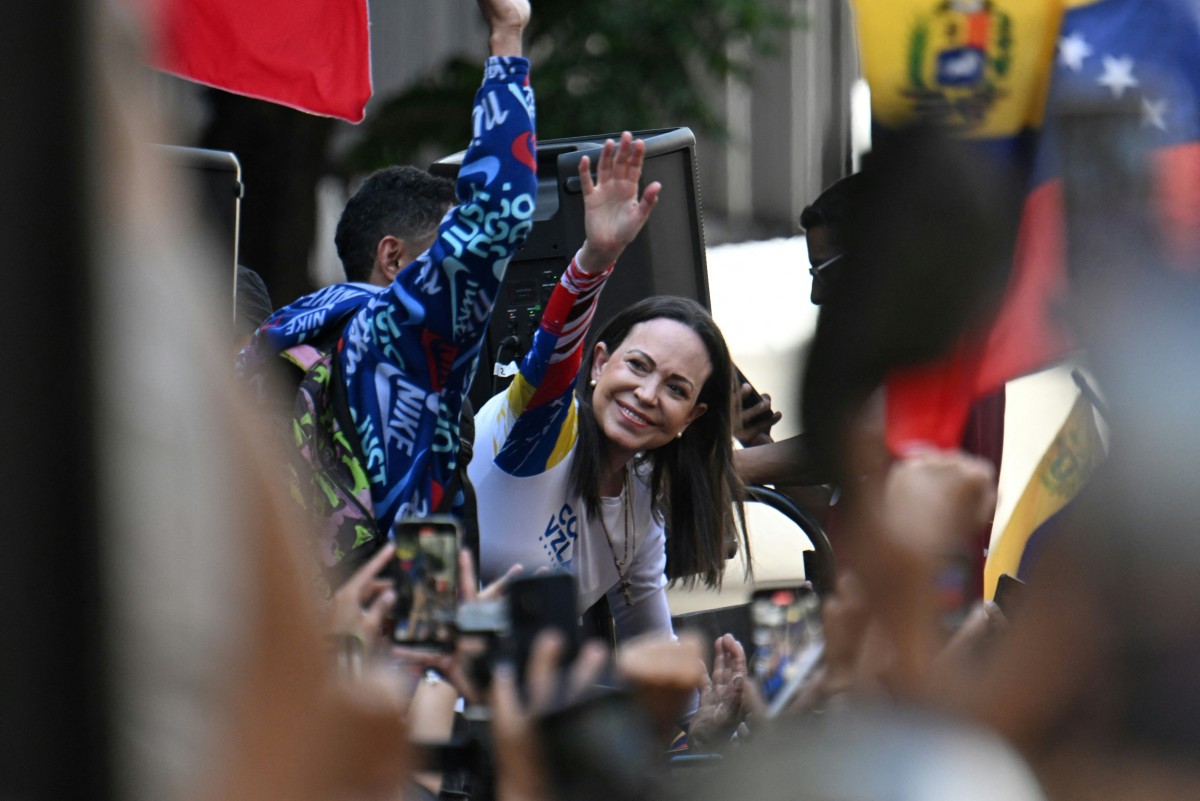 VENEZUELA-OPPOSITION-PROTEST-MACHADO