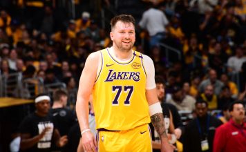 Luka Doncic tuvo un debut soñado con los Lakers en Los Ángeles