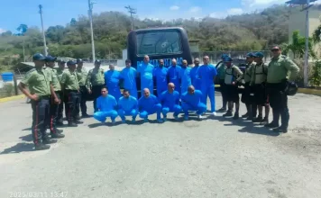 Policía de Chacao realizó traslado de reos a distintos centros penitenciarios de Miranda