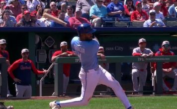 Maikel García conectó un hit oportuno y extendió su racha