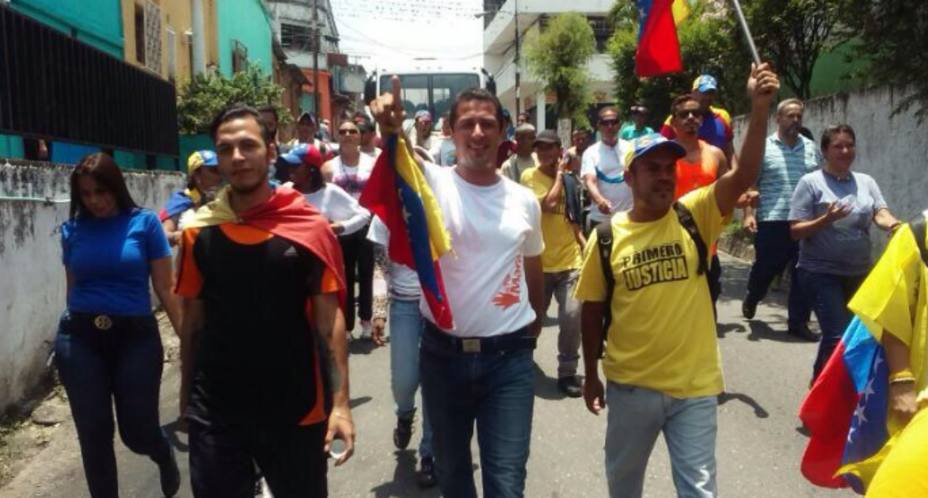 Así va la caminata «120k por la libertad de Venezuela» de Primero Justicia