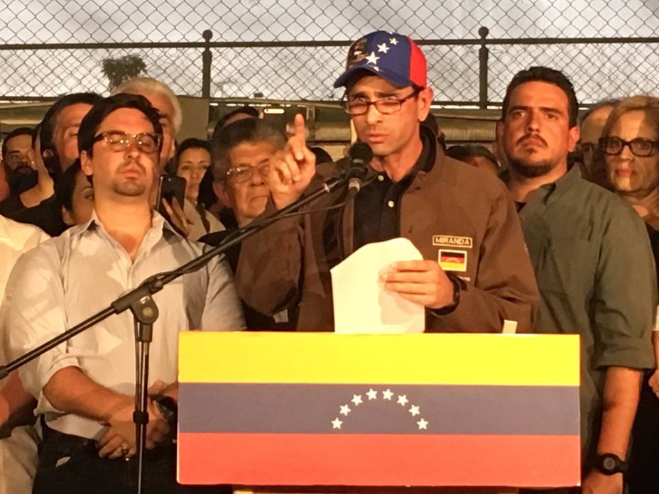 Capriles anunció que hará gira por pueblos de Venezuela