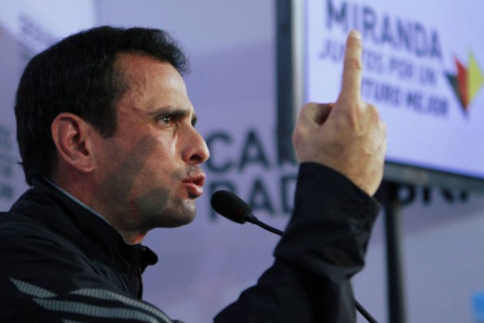 Henrique Capriles, ex gobernador del Estado Miranda