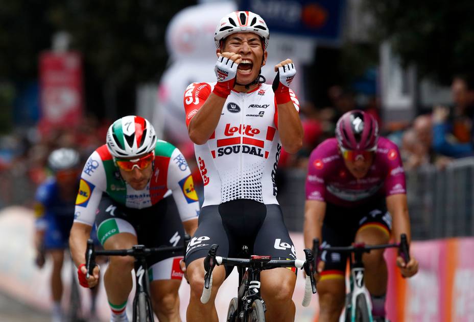 Caleb Ewan se llevó al sprint la octava etapa del Giro