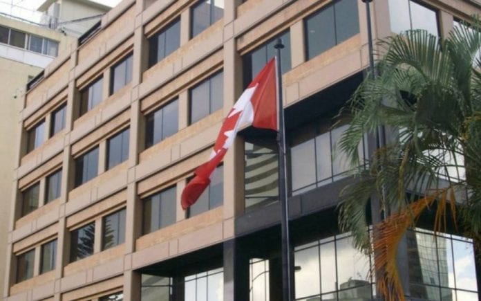 Guaidó Embajada Canadá