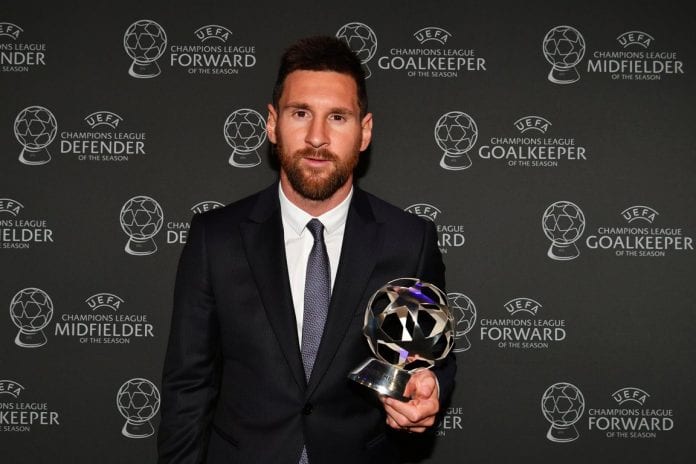 Messi ganó otro premio de la Liga de Campeones