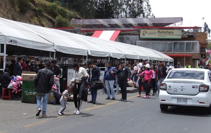 Migrantes venezolanos en Ecuador