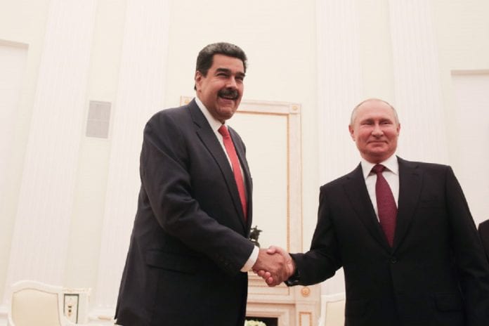 Maduro expresa a Putin su firme apoyo a la 