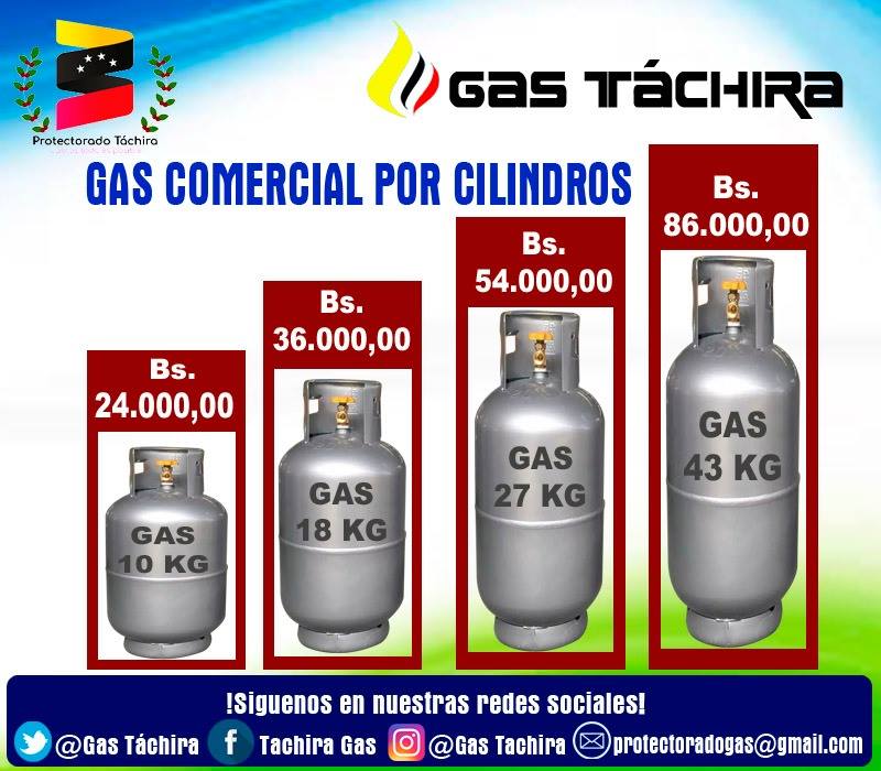 Gas comercial