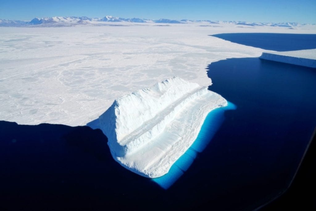 glaciar de la Antártida