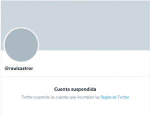suspenden Twitter