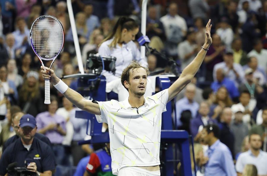 Ruso Medvedev es el primer finalista del Us Open