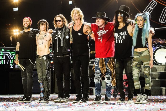 Guns N' Roses récord