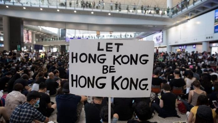 protestas en Hong Kong