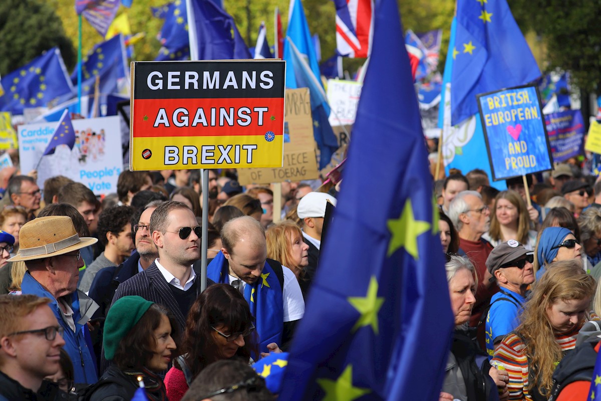 Empieza la manifestación para pedir un segundo referéndum del brexit