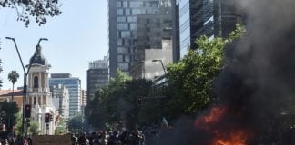 Protestas en Chile expulsó
