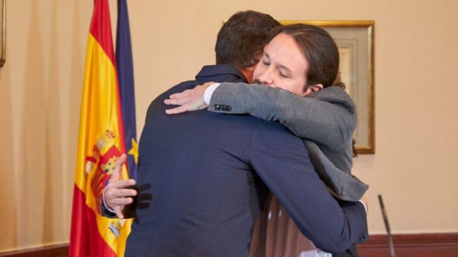 Pedro Sánchez y Pablo Iglesias