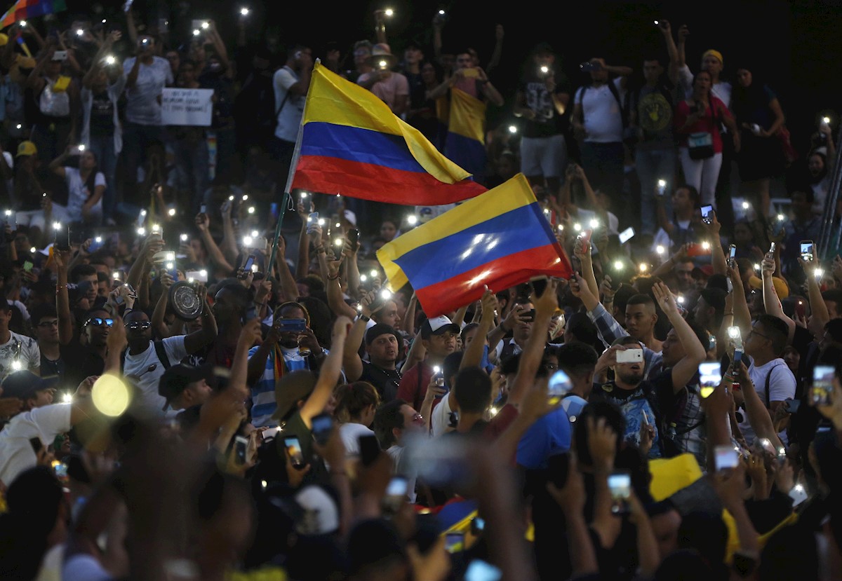 Protesta en Colombia