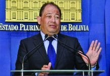 Carlos Romero, ministro de Gobierno de Bolivia