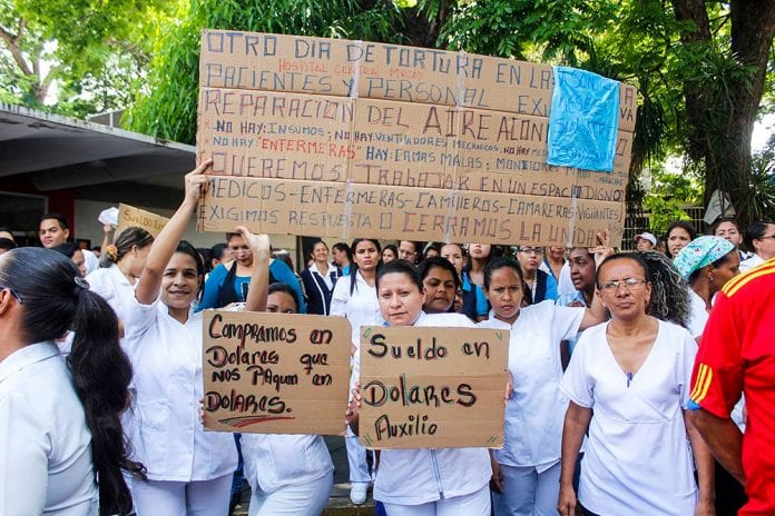 Enfermeros y trabajadores del HCM denuncian crisis humanitaria