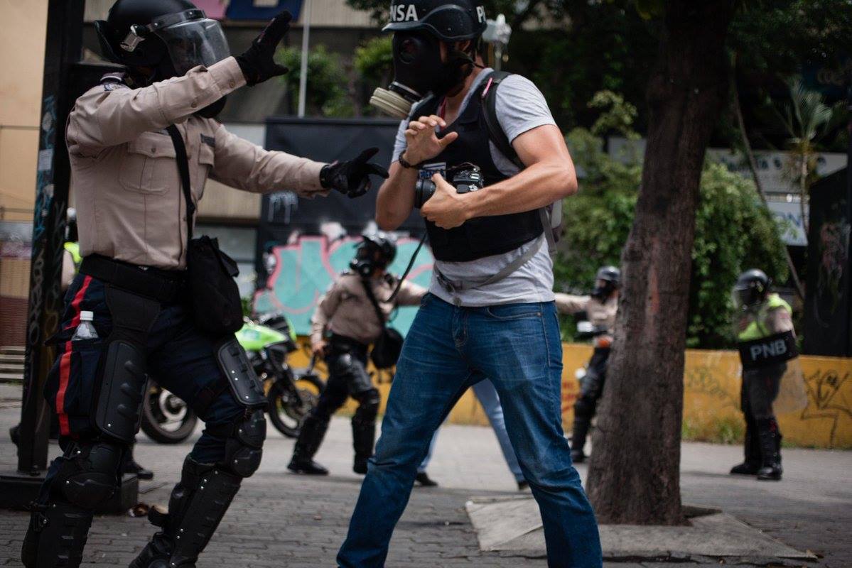 Agresiones contra la prensa en Venezuela