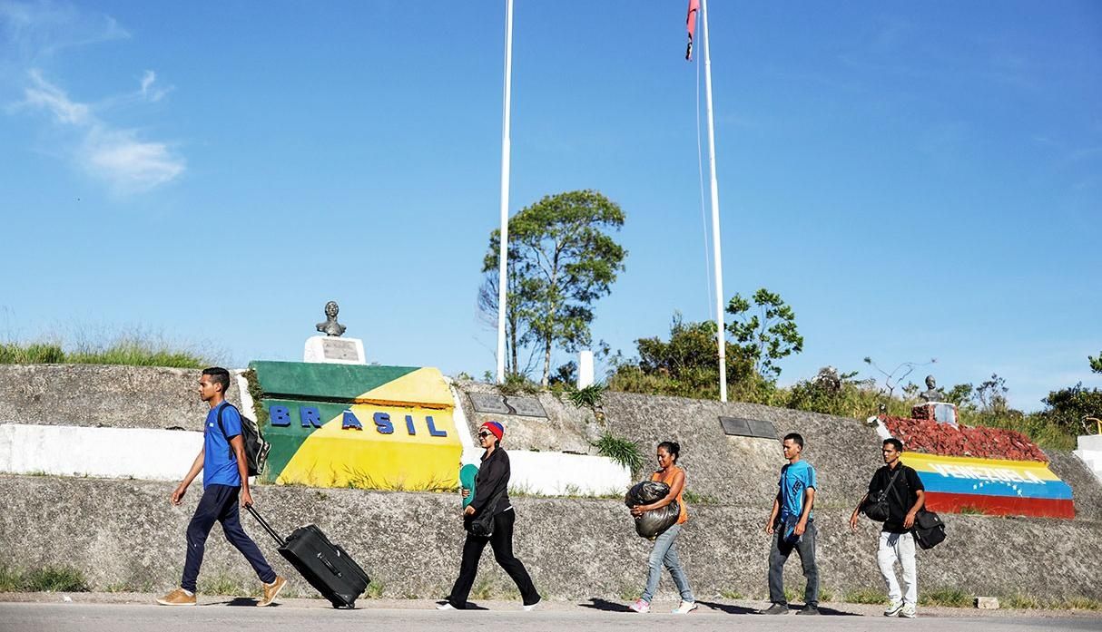 La mayoría de los inmigrantes establecido en Brasil son venezolanos