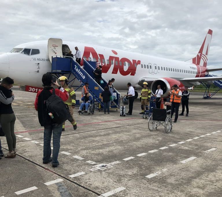 Avión con destino Lima – Caracas aterrizó por despresurización de la cabina