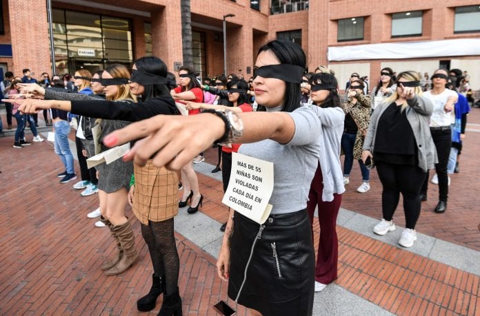 COLOMBIA-WOMEN-PROTEST