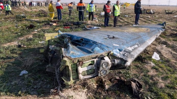 accidente del avión ucraniano