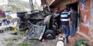 Accidente Táchira-Barinas