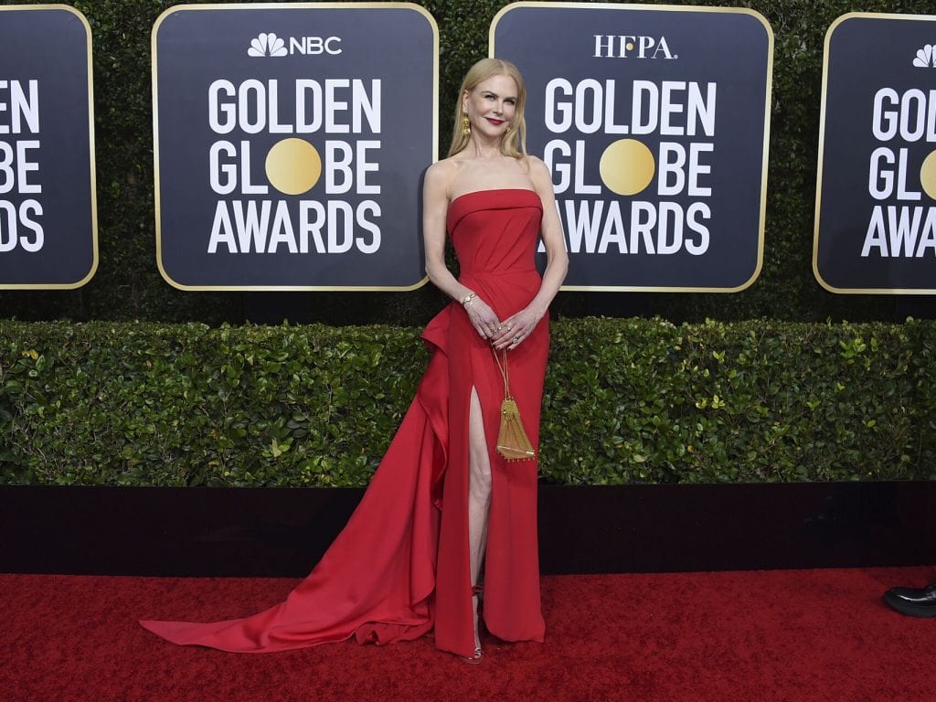 Nicole Kidman alfombra roja globos de oro