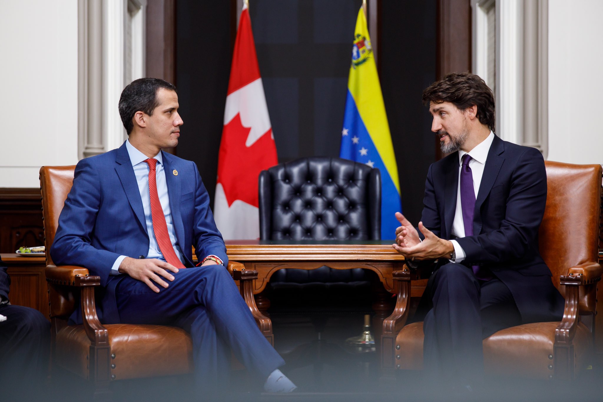 Canadá rindió honores y ovacionó a Juan Guaidó