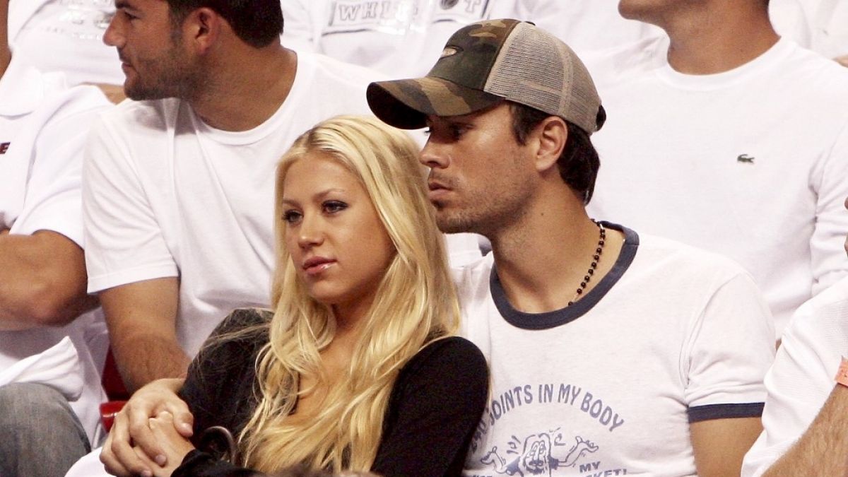 Enrique Iglesias y Anna Kournikova