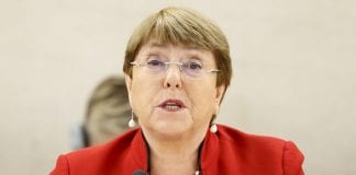 Michelle Bachelet, sanciones, coronavirus, masacre