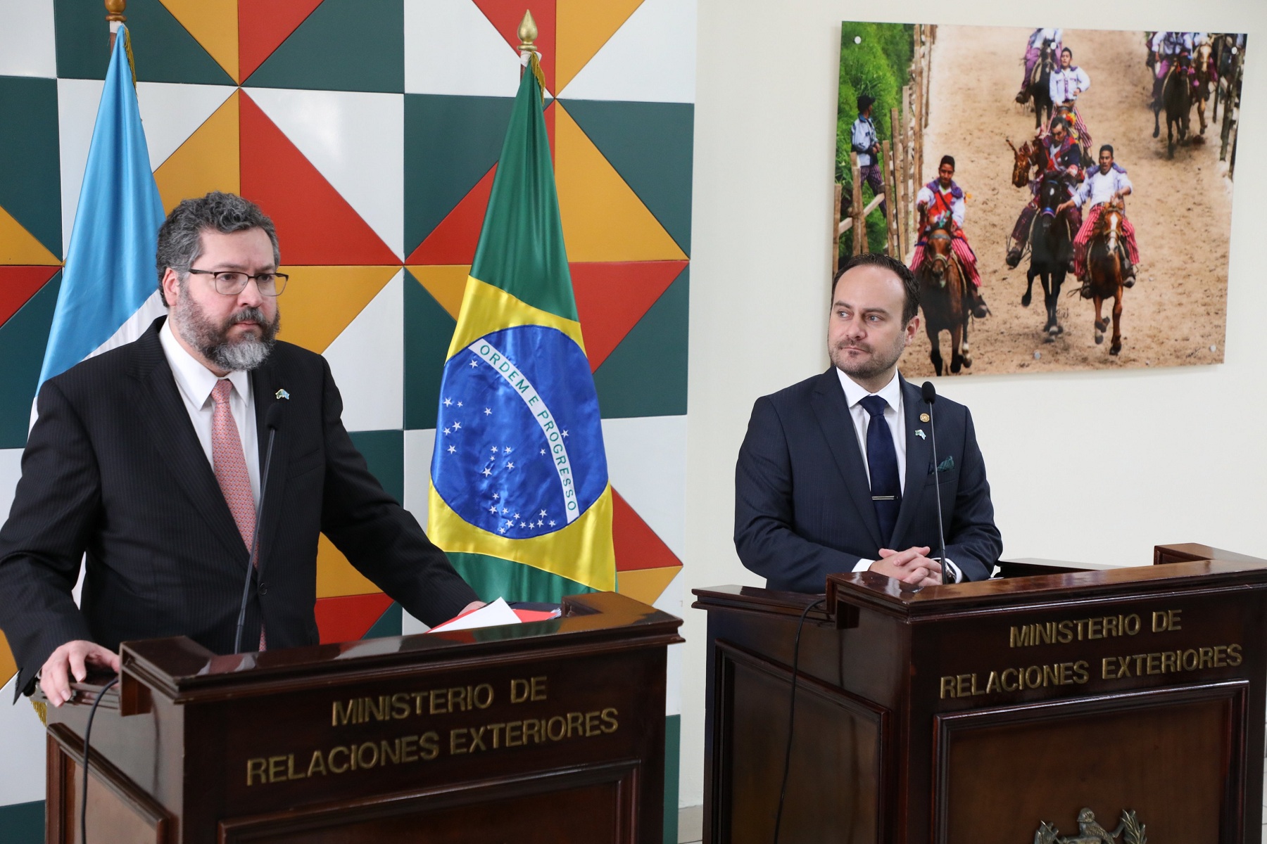 Guatemala Brasil Pedro Brolo y Ernesto Araujo