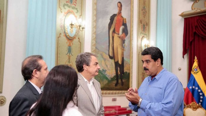 Régimen de Maduro apoyado en Zapatero anunció un acuerdo para renovar el CNE