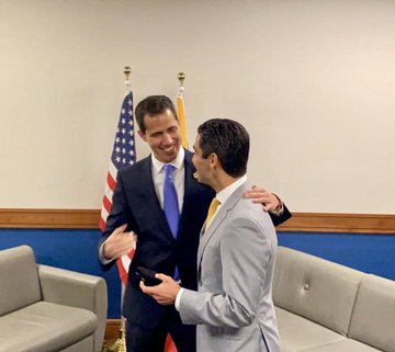 Juan Guaidó recibió las Llaves de la ciudad de Miami