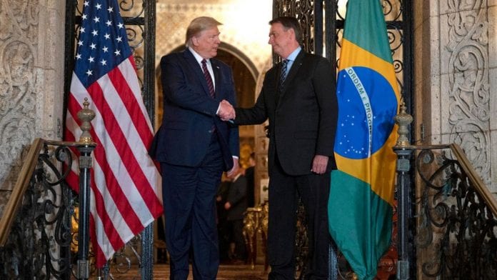 Trump y Bolsonaro renovaron alianza estratégica y apoyo a Guaidó y Bolivia