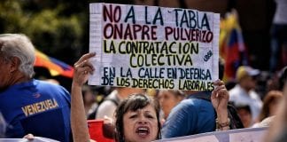 Juan Guaidó, concentración opositora en Chacao
