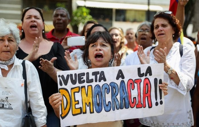 Oposición venezolana, protesta, democracia, febrero, protestas líderes opositores