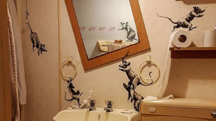 Obra Banksy Baño