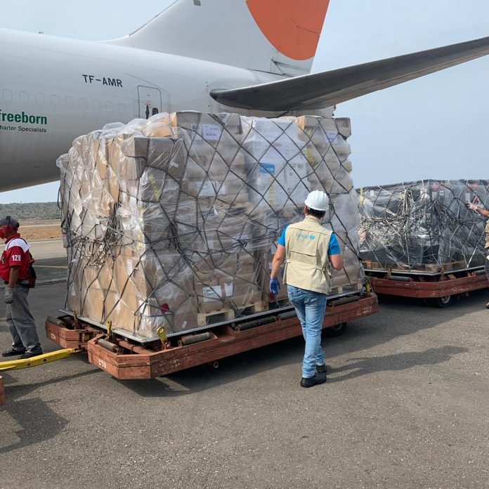 Suministros de ayuda humanitaria de las Naciones Unidas llegaron a Venezuela